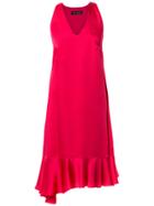 Gloria Coelho Camisola Ruffled Dress - Red