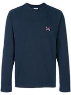 Calvin Klein 205w39nyc Patch-appliqué Sweatshirt - Blue