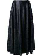 Mm6 Maison Margiela Full Skirt, Women's, Size: 38, Black, Viscose