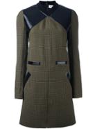Courrèges Contrast Panel Tweed Shift Dress