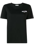 Moschino Logo Embroidered Performance T-shirt - Black