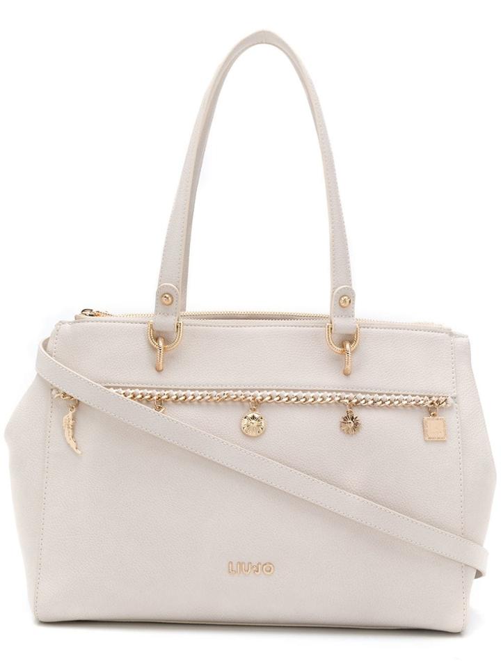 Liu Jo Large Zip Shoulder Bag - Neutrals