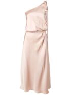 Rochas One-shoulder Dress - Pink
