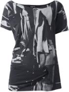 Ann Demeulemeester 'lucian' T-shirt, Women's, Size: 36, Grey, Cotton