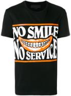 Stella Mccartney No Smile No Service T-shirt - Black