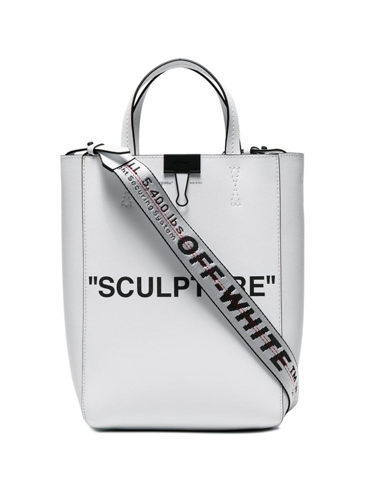 Off-white White Sculpture Tote Bag