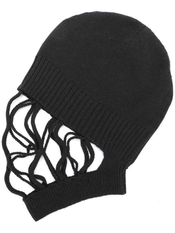 Rick Owens Mountain Skull Beanie - Black