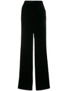 Etro Velvet Palazzo Trousers - Black