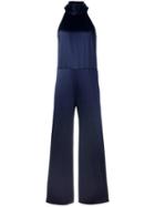 Galvan 'windmill' Wide-legged Jumpsuit, Women's, Size: 38, Blue, Silk