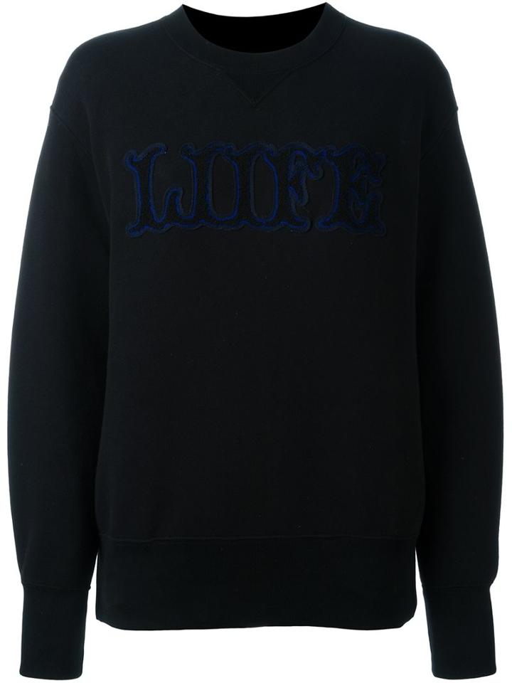 Sacai Liife Sweatshirt, Women's, Size: 2, Blue, Cotton/nylon