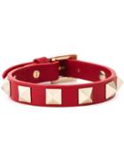 Valentino 'rockstud' Bracelet, Women's, Red