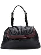Marni Vintage Foldover Top Bag - Black