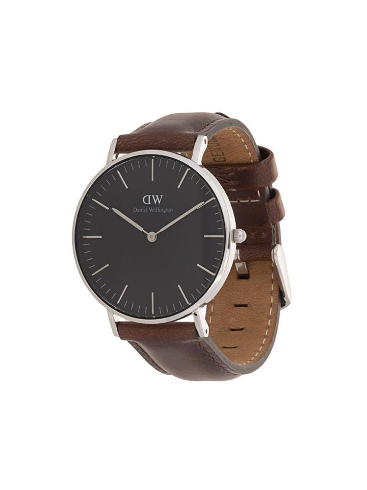 Daniel Wellington Classic Black Bristol Watch - Brown