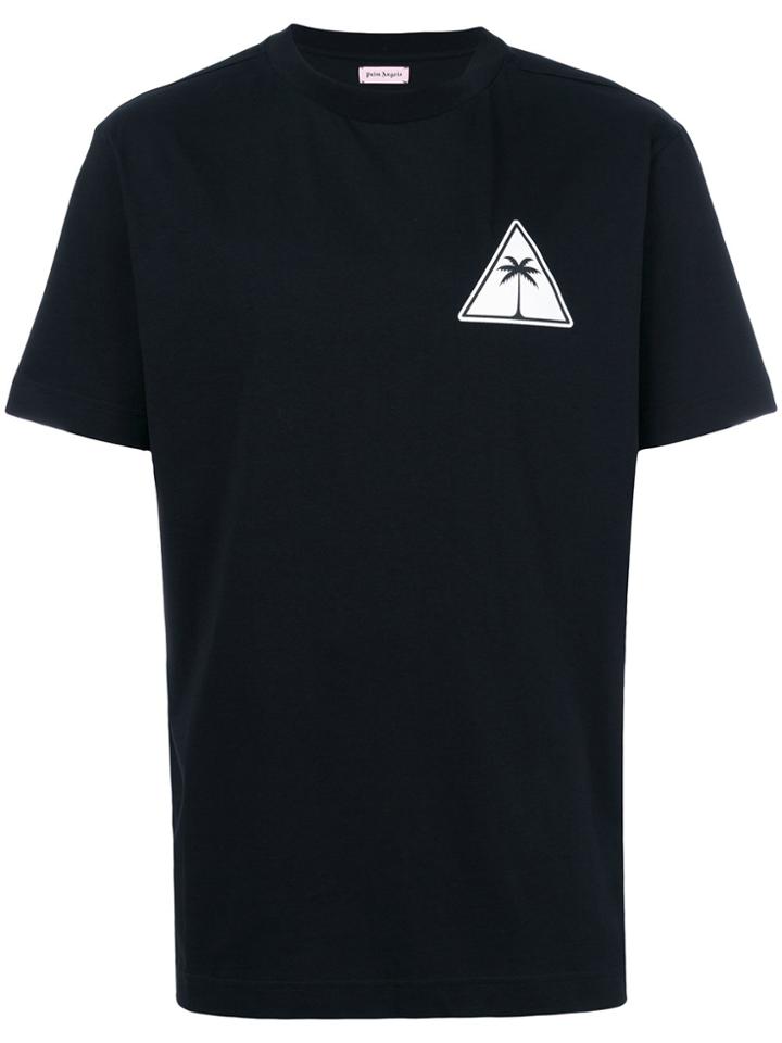 Palm Angels Logo Print T-shirt - Black