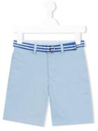 Ralph Lauren Kids - Belted Shorts - Kids - Cotton/spandex/elastane - 12 Yrs, Blue