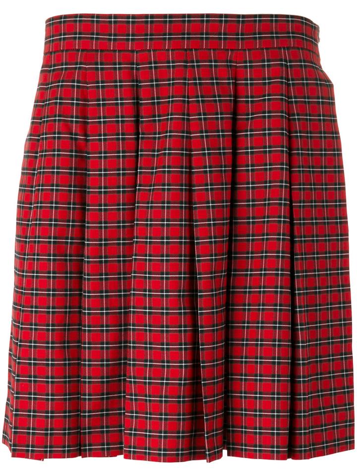 Dsquared2 - Oxford Check Slit Kilt - Men - Cotton - 48, Red, Cotton
