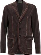 Di Liborio Embroidered Eyelets Blazer - Brown