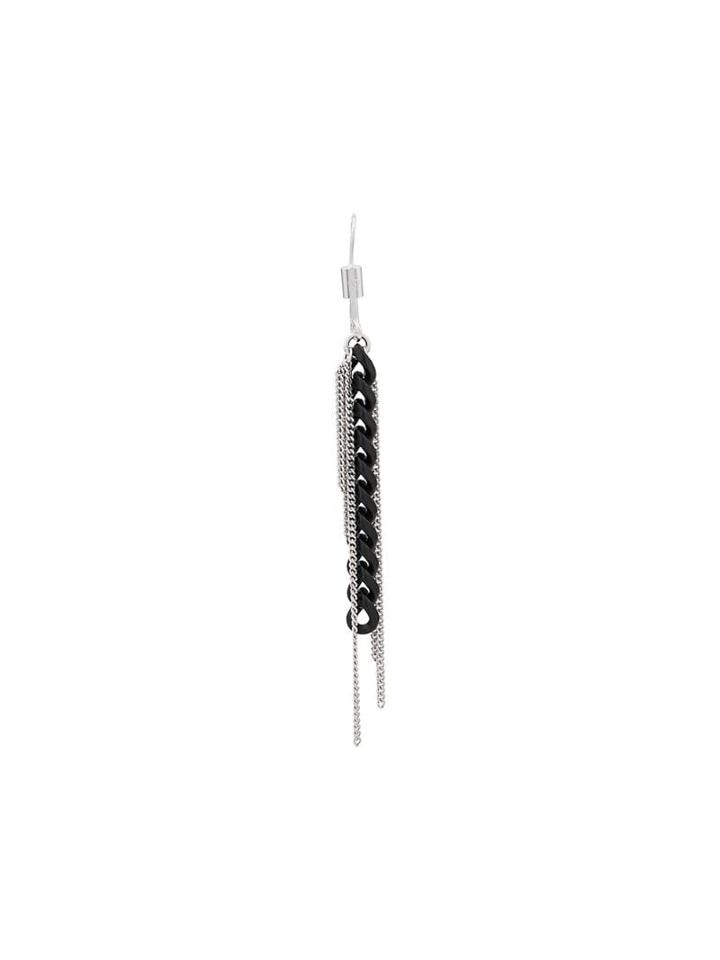 Mm6 Maison Margiela Chain Pendant Earrings - Black