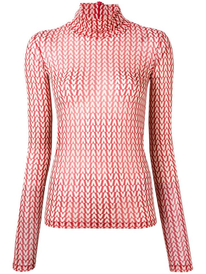 Valentino V Logo Top - Neutrals