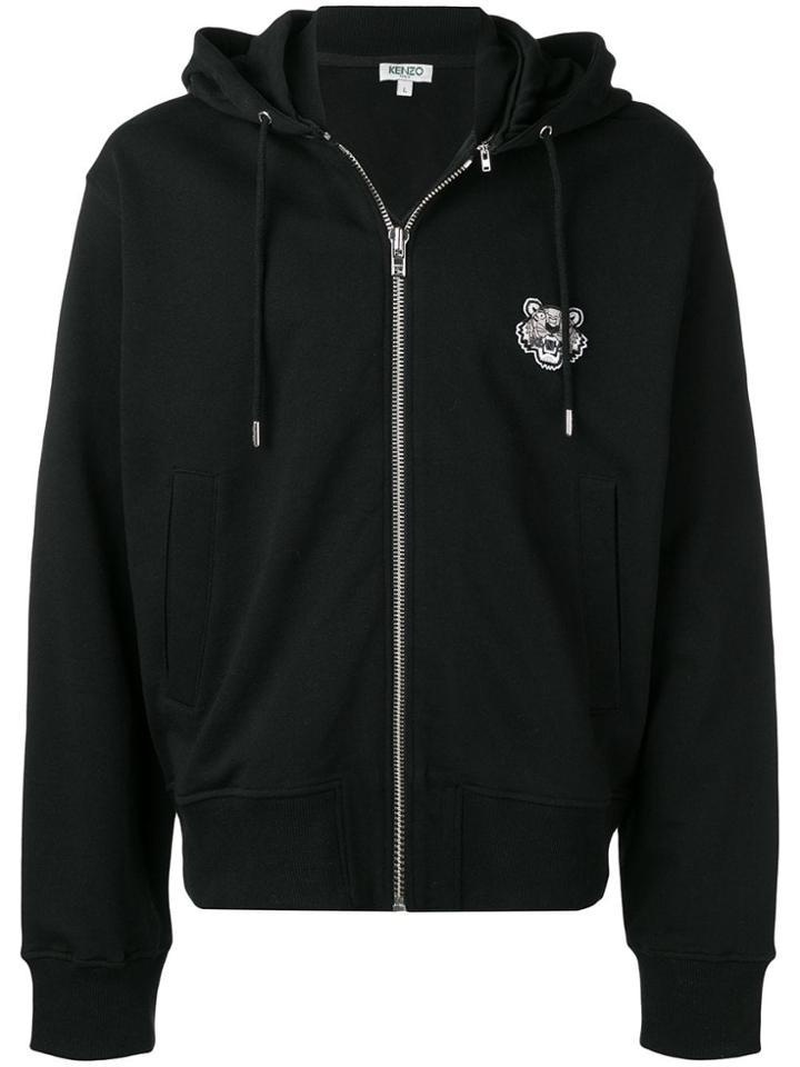 Kenzo Embroidered Tiger Hoodie - Black