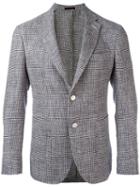 The Gigi Patterned Blazer, Men's, Size: 52, Black, Silk/linen/flax