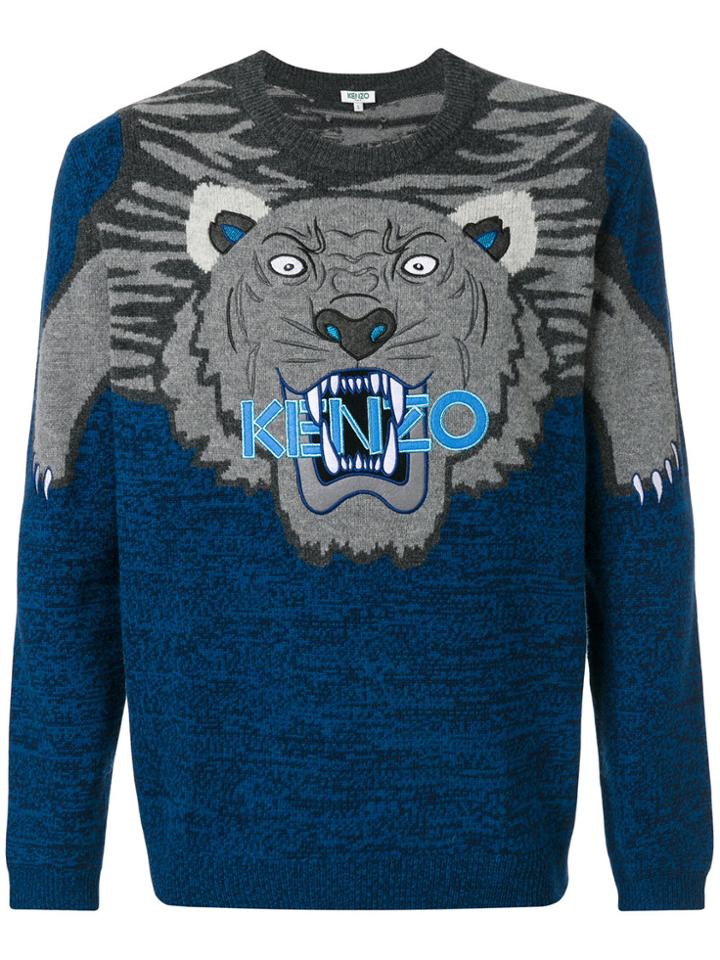 Kenzo Tiger Sweater - Blue
