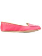 Charlotte Olympia Cat Nap Slippers - Pink
