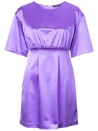 Cynthia Rowley Rush Satin Mini Dress - Purple