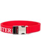 Mastermind World Adjustable Skull Belt - Red