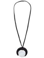 Monies Crescent & Circle Pendant Necklace, Women's, Black