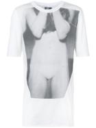 Lost & Found Ria Dunn Front Printed Shortsleeved T-shirt - White