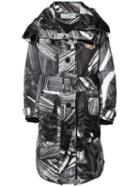 Off-white - Printed Trench - Women - Cotton/polyester - 38, Black, Cotton/polyester