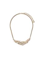Susan Caplan Vintage 1960's Trifari Pearl Necklace - Gold