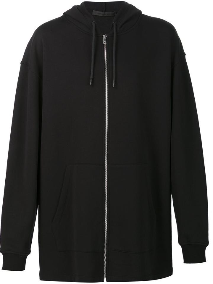 Alexander Wang Girls Girls Girls Embroidered Hoodie, Men's, Size: 48, Black, Cotton