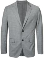 Estnation - Houndstooth Blazer - Men - Polyester/polyurethane/cupro/wool - 44, Grey, Polyester/polyurethane/cupro/wool