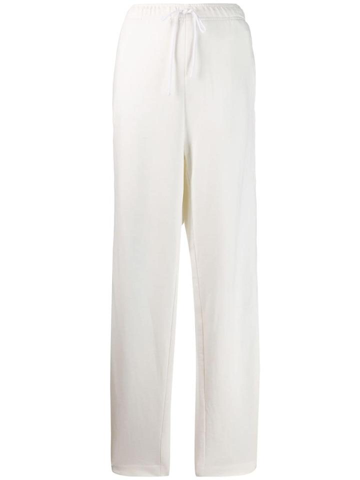 Koché Flared Trousers With Side Opening - White