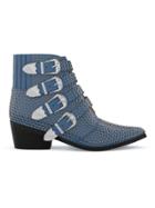 Toga Pulla Micheal Western Boots - Blue