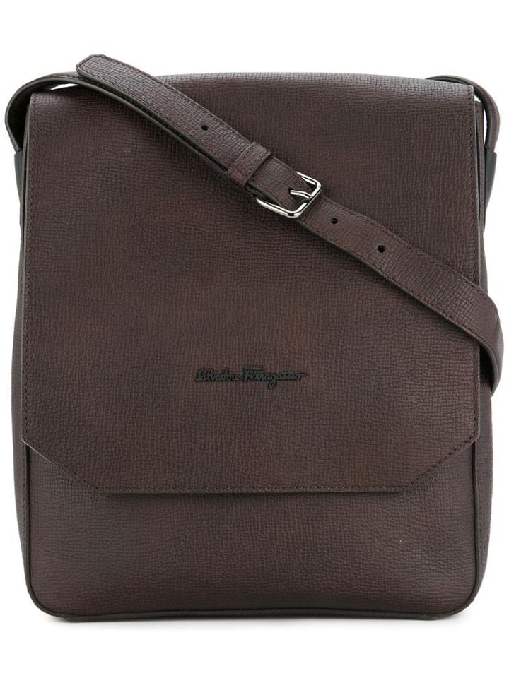 Salvatore Ferragamo Pre-owned Logo Crossbody Bag - Brown