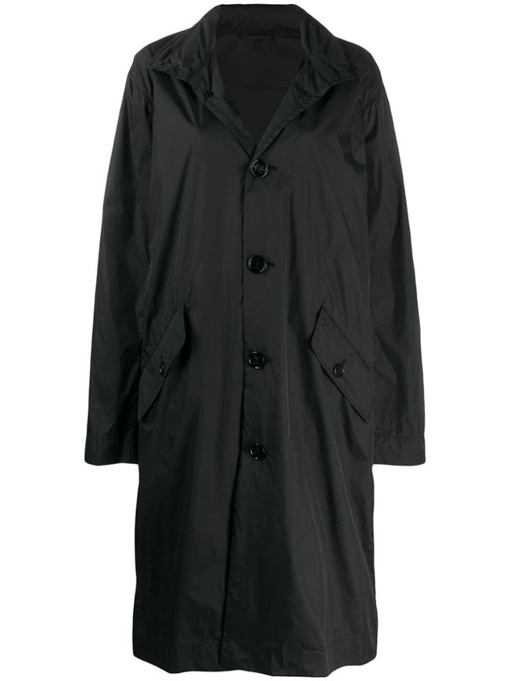 Opening Ceremony Logo Print Trench Coat - Black
