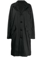 Opening Ceremony Logo Print Trench Coat - Black