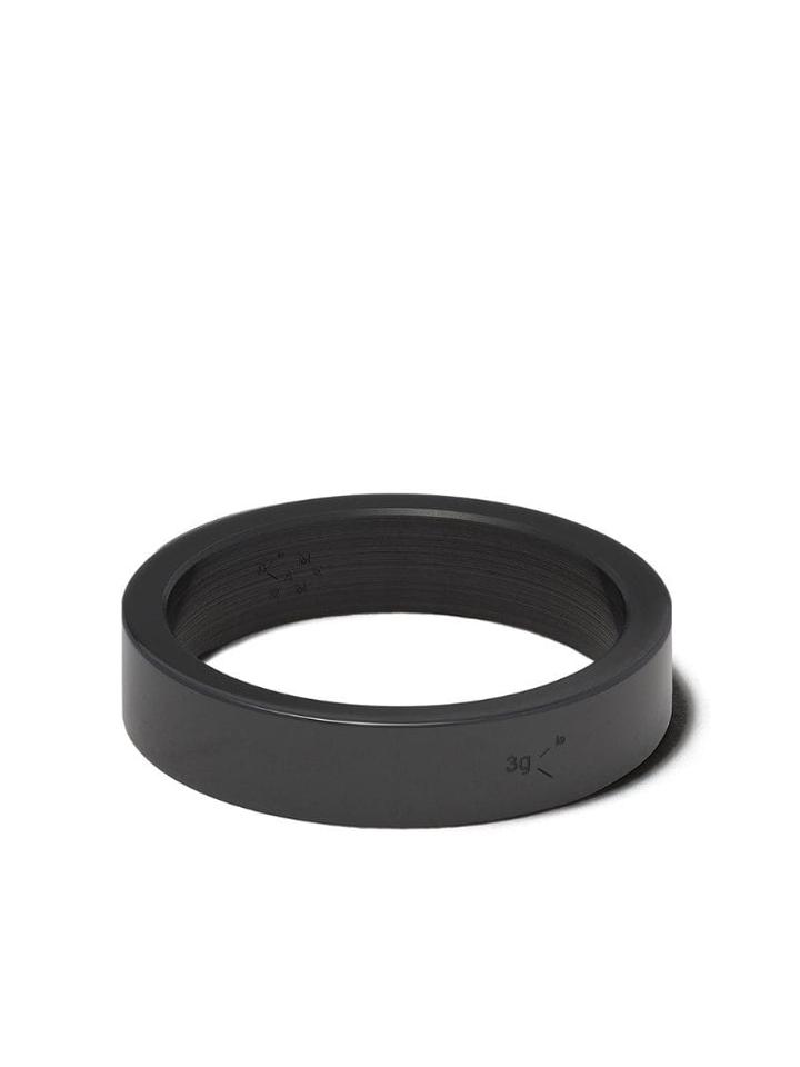 Le Gramme Le 3 Grammmes Ceramic Ring - Black