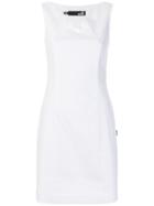 Love Moschino Short Fitted Dress - White