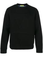 Versace Jeans Embossed Logo Sweatshirt - Black