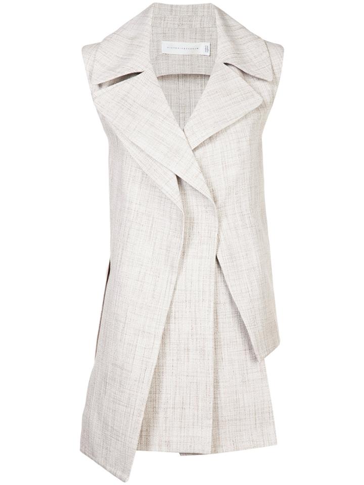 Victoria Beckham Layered Gilet - Nude & Neutrals