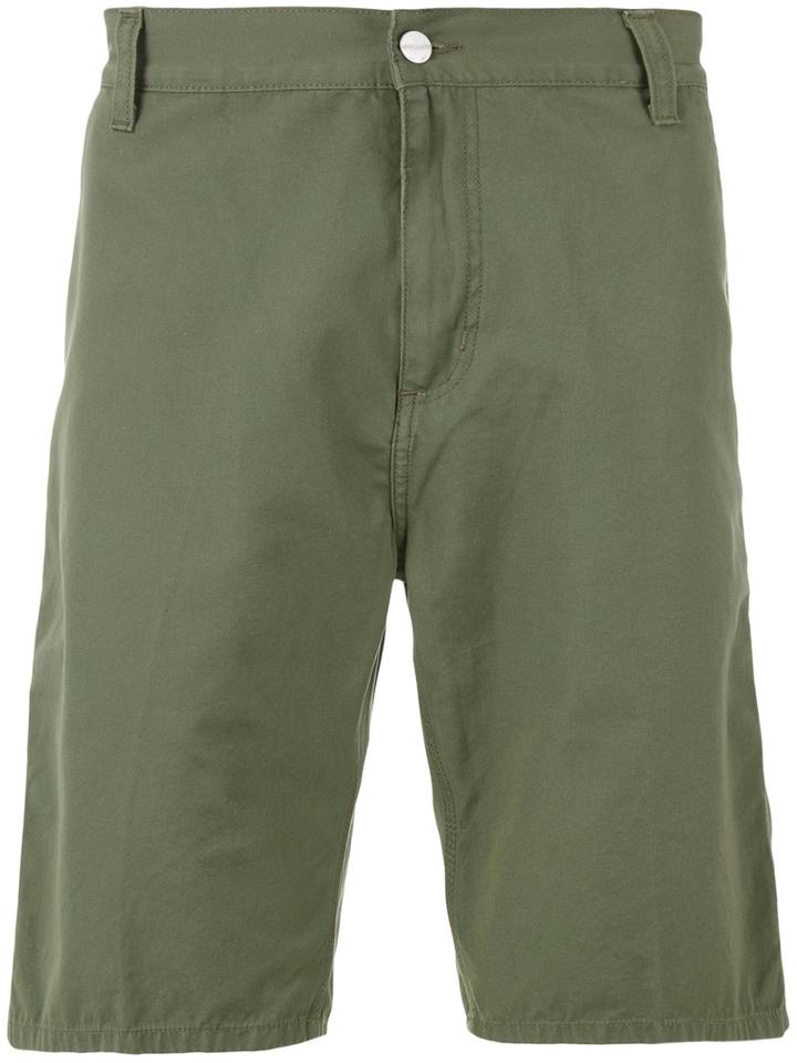 Carhartt - Knee-length Shorts - Men - Cotton/polyester - 32, Green, Cotton/polyester