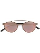 Giorgio Armani Round Frame Sunglasses - Brown
