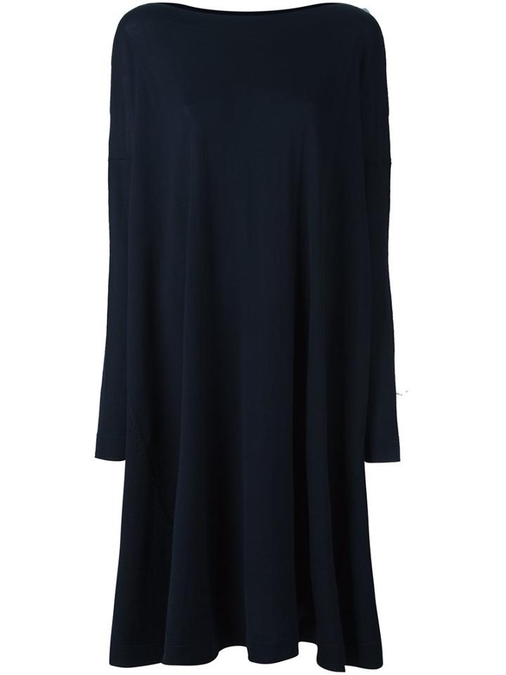 Daniela Gregis Boat Neck Ruched Dress
