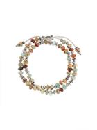 M. Cohen Beaded Bracelet, Men's, Size: Large, Brown