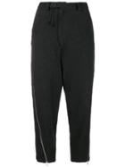 Barbara Bologna High Waisted Paper Bag Trousers - Black