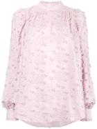 See By Chloé Embroidered Top - Pink & Purple